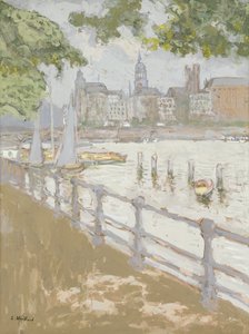 Veduta del Binnenalster, 1913 da Edouard Vuillard